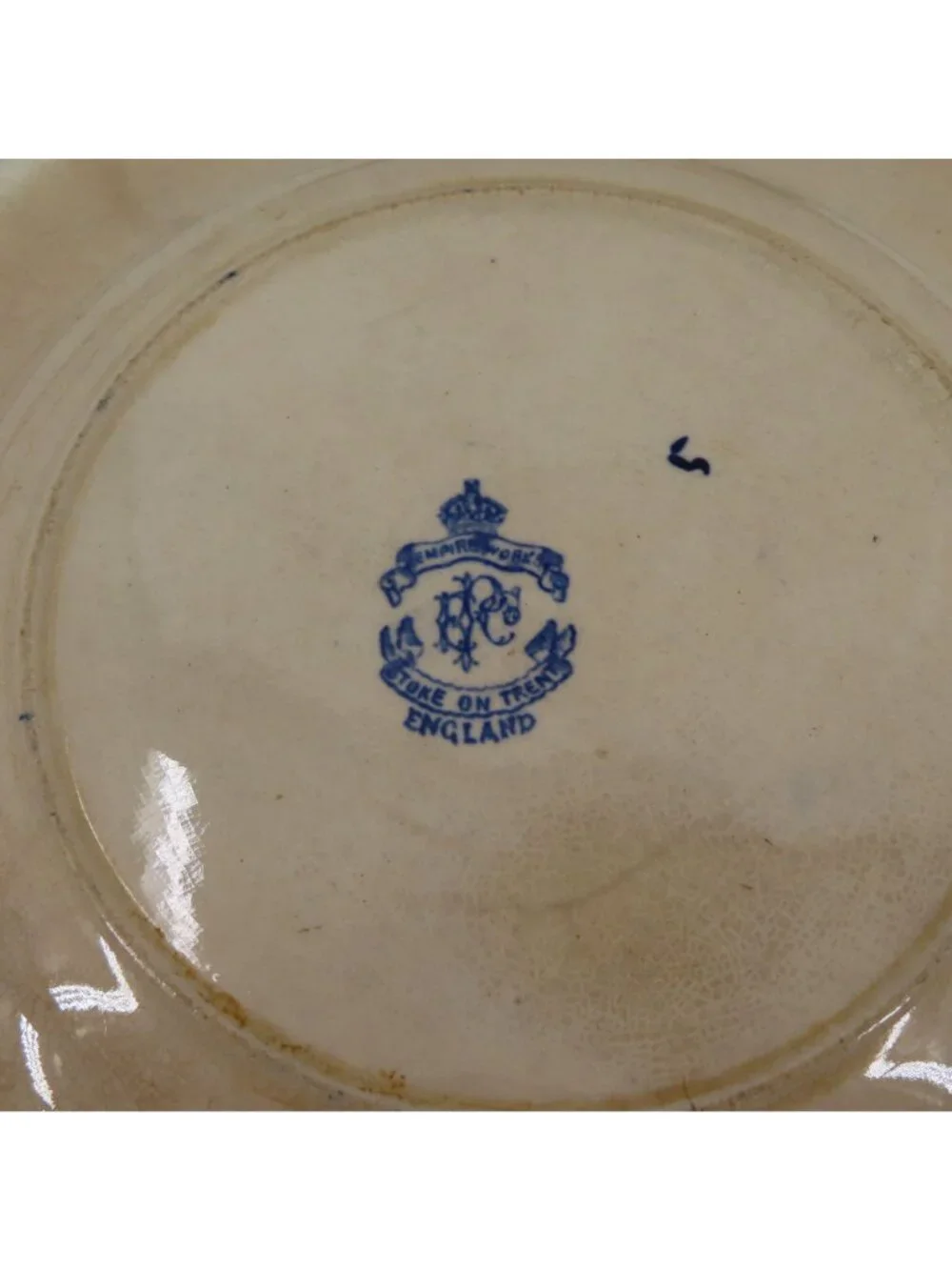 Empire Works Stoke On Trent Windmill Sailboat Scene Plates 6.6in 6.3in England